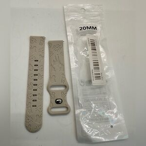 Disney Snacks‎ 20mm silicone watch band New!